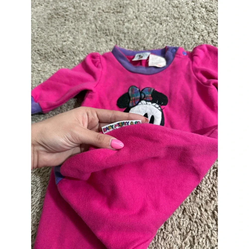 Vintage Disney Mickey & Co‎ Minnie Mouse Romper Jumpsuit 3-6M